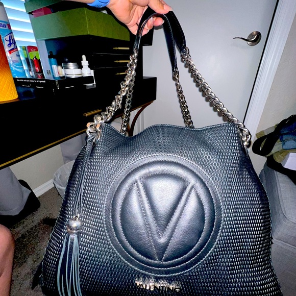 Valentino leather tote shoulder bag - Picture 3 of 5